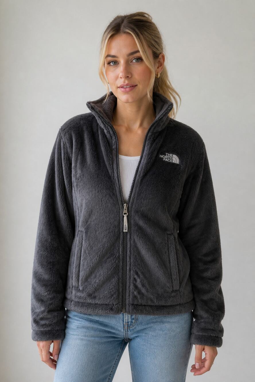 The North Face Gray Fleece Jacket Women’s XS